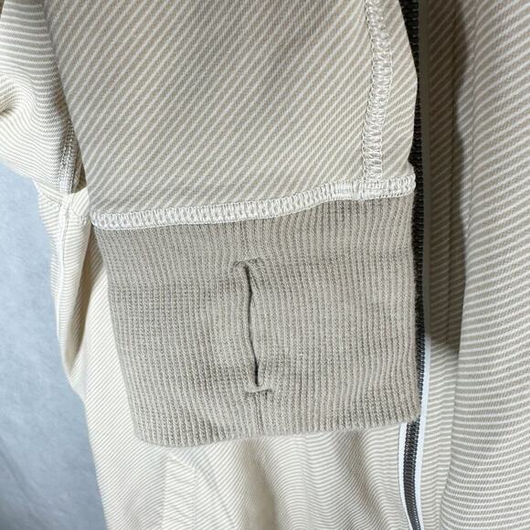 Lululemon Rollin with my Omies Hoodie Size 10 Mojave Tan Terry Back Vented - Picture 4 of 12
